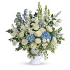 Blue and White Sympathy Bouquet : Premium