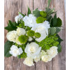 White Handtied Bouquet: Traditional