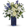 Calming Cobalt Bouquet: Fancy