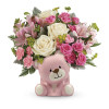 Precious Pink Bear Bouquet: Fancy