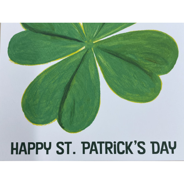 St Patricks Day Full Size Greeting Card 